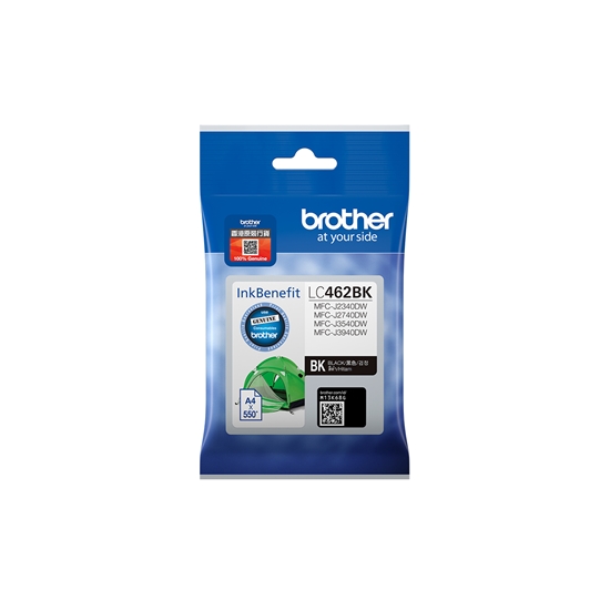 Picture of Brother LC462BK ink cartridge 1 pc(s) Original Standard Yield Black