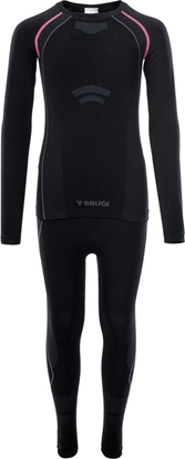 Attēls no Brugi Zestaw Bielizny termoaktywnej dziecicej, czarna, rozmiar: 116-134 (1RAP EHQ)