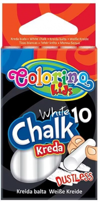 Изображение Colorino Kids Dustless chalk white 10 pcs