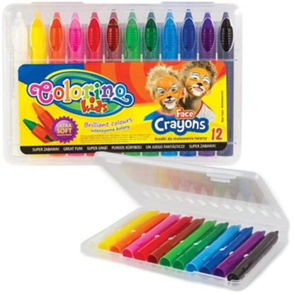 Picture of Colorino Kids Face crayons 12 colours