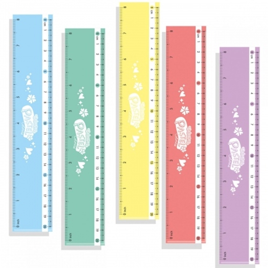 Изображение Colorino Pastel Rulers 20 cm