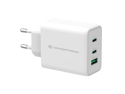 Picture of Conceptronic ALTHEA 3-Port 65W GaN USB PD Charger, QC 3.0