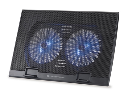 Picture of Conceptronic THANA Notebook Cooling Pad, Fits up to 17", 2-Fan