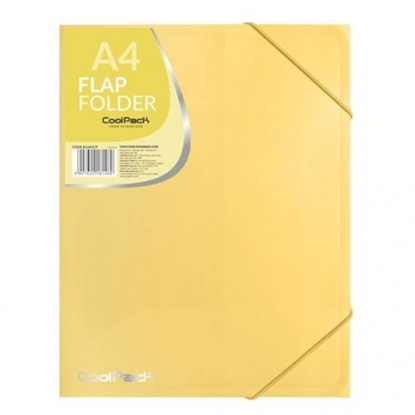 Изображение Coolpack flap folder PP, A4, pastel yellow