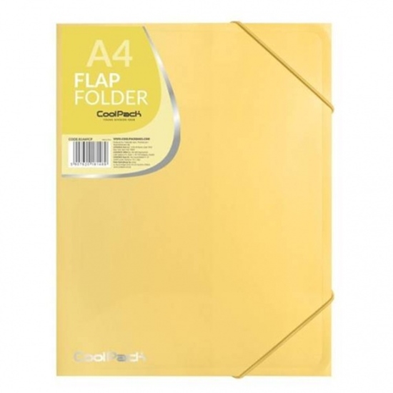 Изображение Coolpack flap folder PP, A4, pastel yellow