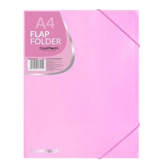 Picture of Coolpack flap folder PP, A4, pastel pink