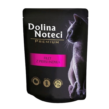 Attēls no DOLINA NOTECI Premium Turkey breast fillet with gravy - wet cat food - 85 g