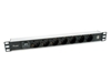 Изображение Equip 333315 power distribution unit (PDU) 7 AC outlet(s) 1U Black, Silver