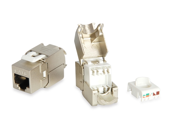 Изображение Equip Cat.6 Shielded Keystone Jack Toolfree