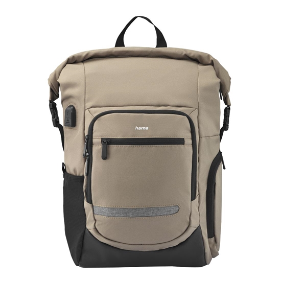 Picture of Hama Terra 39.6 cm (15.6") Backpack Beige, Black