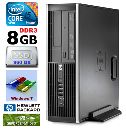 Picture of HP 8100 Elite SFF i5-650 8GB 960SSD GT1030 2GB DVD WIN7Pro