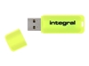 Изображение Integral 32GB USB2.0 DRIVE NEON YELLOW USB flash drive USB Type-A 2.0