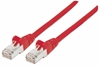 Изображение Intellinet Network Patch Cable, Cat7 Cable/Cat6A Plugs, 2m, Red, Copper, S/FTP, LSOH / LSZH, PVC, RJ45, Gold Plated Contacts, Snagless, Booted, Lifetime Warranty, Polybag