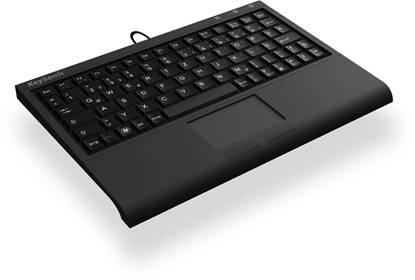 Attēls no KeySonic ACK-3410 keyboard USB QWERTZ German Black
