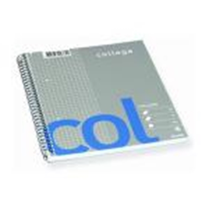 Picture of Klade Bantex College A5/70 lapas,  rūtiņu ar spirāli