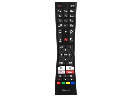 Attēls no Lamex LXP3331 TV remote control TV LCD / LED / JVC / VESTEL / HYUNDAI RM-C3331 NETFLIX / YOUTUBE