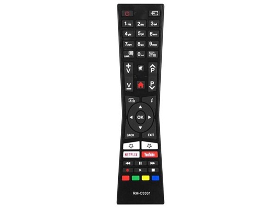 Изображение Lamex LXP3331 TV remote control TV LCD / LED / JVC / VESTEL / HYUNDAI RM-C3331 NETFLIX / YOUTUBE
