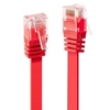 Picture of Lindy 1m Cat.6 U/UTP Flat Cable, Red