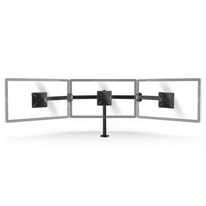 Изображение Nedis ERGOTMM100BK Table mount for 3 monitor up to 14-24 "