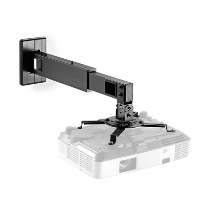 Attēls no Nedis PJWM200BK Projector Wall Mount 360 ° / Max 15kg / 54-320 mm