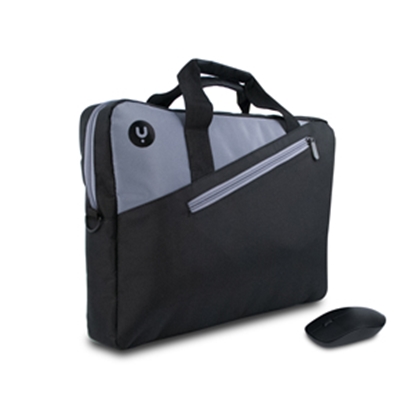Picture of NGS MASTERKITBLACK laptop case 39.6 cm (15.6") Sling case Grey