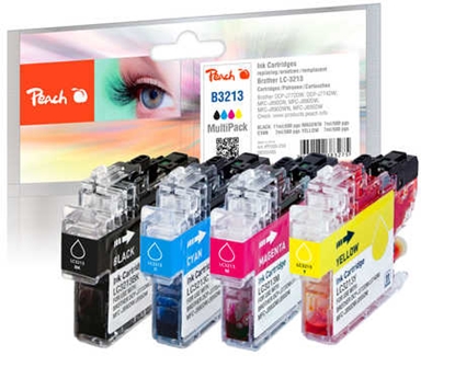 Picture of Peach PI500-259 ink cartridge 4 pc(s) Compatible Black, Cyan, Magenta, Yellow