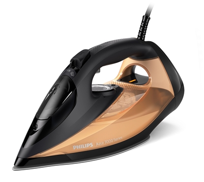 Attēls no Philips 7000 series DST7040/80 HV Steam Iron Black/Gold