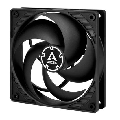 Picture of ARCTIC Pressure-optimised Fan P12 with PWM, 4-pin,120mm, black