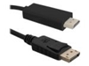 Изображение Kabel Qoltec DisplayPort - HDMI 1m czarny (50435)