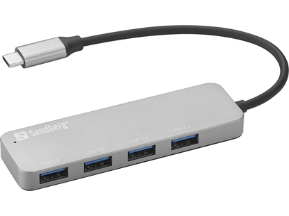 Attēls no Sandberg 336-20 USB-C to 4 x USB 3.0 Hub SAVER