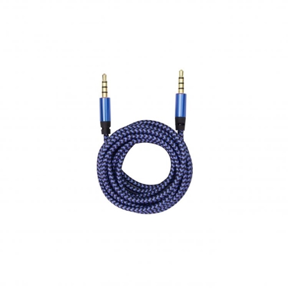 Attēls no Sbox 3535-1.5BL AUX Cable 3.5mm To 3.5mm Blueberry Blue