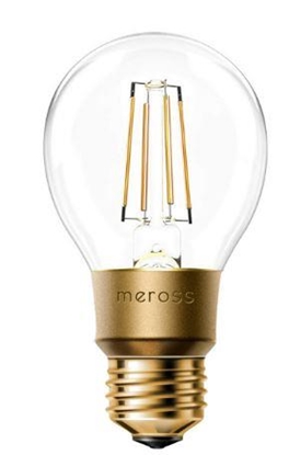 Attēls no Smart Light Bulb|MEROSS|Power consumption 6 Watts|2700 K|Beam angle 180 degrees|MSL100HK(EU)