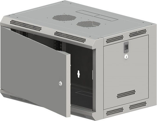 Picture of Szafa Q-Lantec Wiszca 19" 6U (SW-6U-600-500-N-DMJ-OP-RP-B-S)