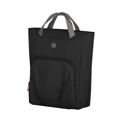 Picture of WENGER MOTION VERTICAL TOTE 15.6'' LAPTOP TOTE WITH TABLET POCKET, Chic Black