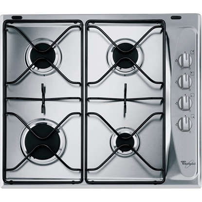 Picture of Whirlpool AKM 268/IX hob Stainless steel Built-in Gas 4 zone(s)