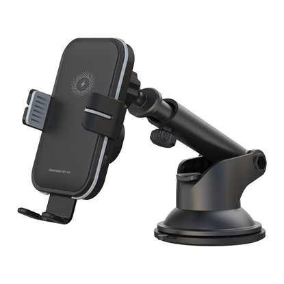 Attēls no XO WX027 15W Car holder with inductive charging black