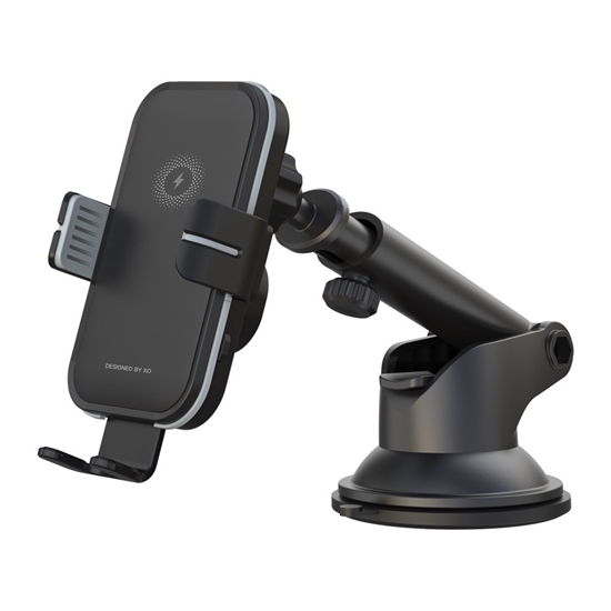 Picture of XO WX027 15W Car holder with inductive charging black