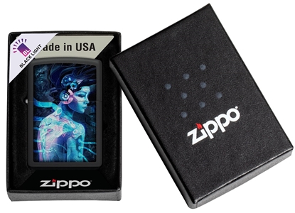 Picture of Zippo Lighter 48517 Cyber Woman Design