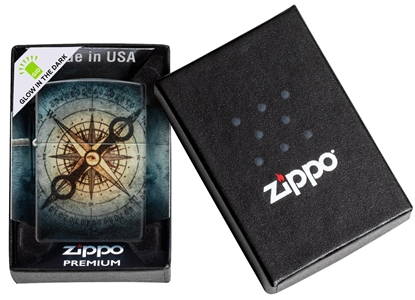Изображение Zippo Lighter 48562 Compass Ghost Design