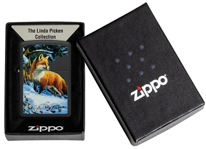 Picture of Zippo Lighter 48596 Linda Picken Fox in Snow