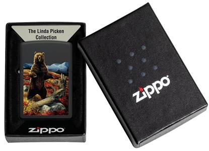 Picture of Zippo Lighter 48597 Linda Picken Grizzly