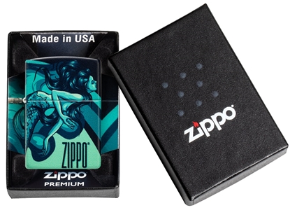 Picture of Zippo Lighter 48605 Mermaid Zippo Design