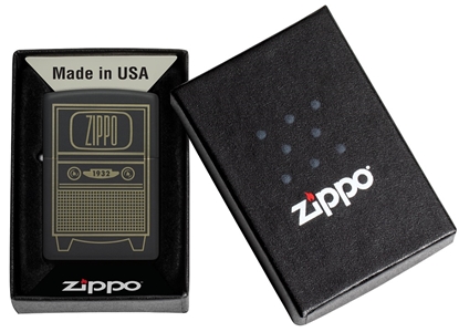 Attēls no Zippo Lighter 48619 Zippo Vintage TV Design