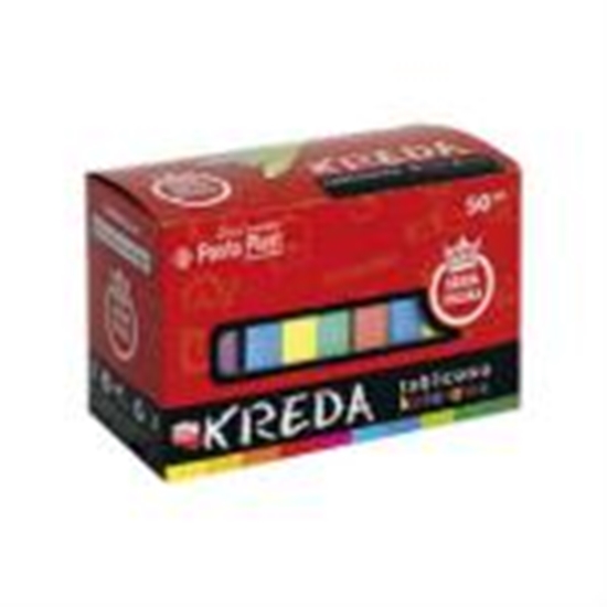 Picture of *Krītiņi krāsainie 50 gab. 5 krāsas Panta-Plast