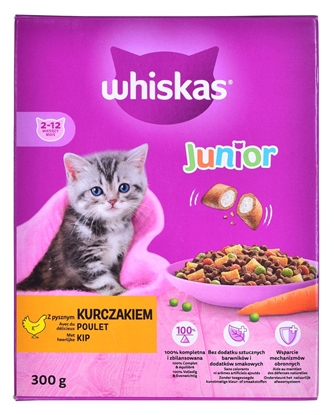 Picture of ?Whiskas 5900951014079 cats dry food 300 g Kitten Chicken