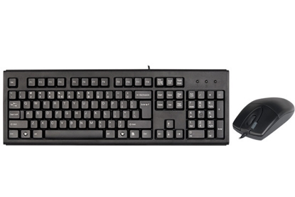 Picture of A4Tech 43774 Mouse & Keyboard KM-72620D Black