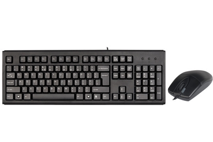 Attēls no A4Tech 43774 Mouse & Keyboard KM-72620D Black