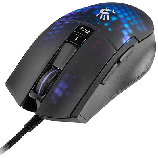 Picture of A4Tech BLOODY A4TMYS47113 L65 MAX RGB Honeycomb (Activated) mouse USB Type-A Optical 12 000 DPI