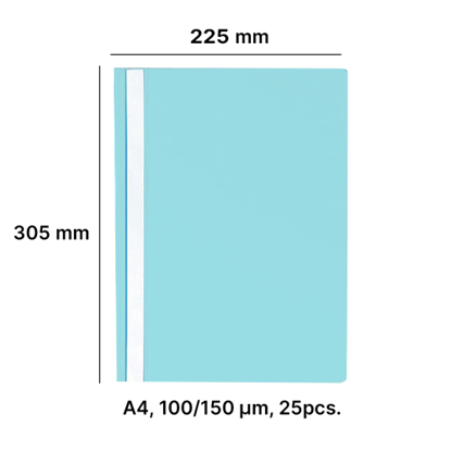 Picture of AD Class Report file 100/150 Light blue, 25pcs./pack.