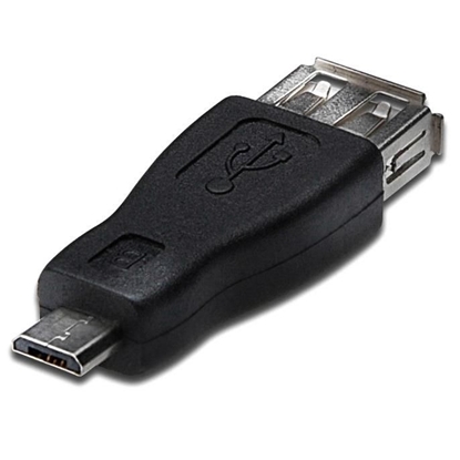Изображение Adapter USB Akyga microUSB - USB Czarny  (AK-AD-08)